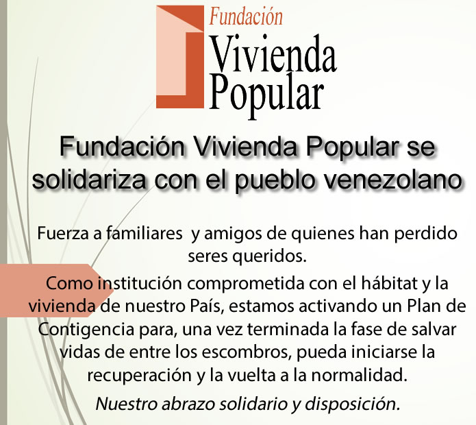 Terremoto - Mensaje Institucional